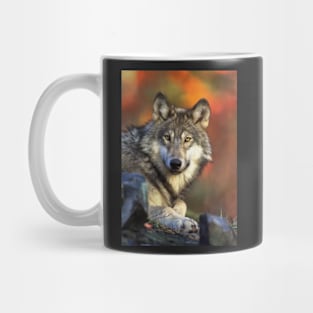 AUTUMN WOLF Mug